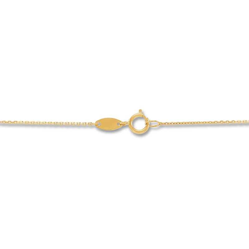 Main Image 2 of Layered Concave Disc Necklace 14K Yellow Gold 17&quot;