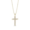 Thumbnail Image 0 of Cross Chain Necklace 10K Yellow Gold 18"