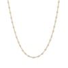 Thumbnail Image 1 of Beaded Chain Necklace 10K Yellow Gold 17&quot;