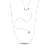 Thumbnail Image 0 of Solid Snake Chain Necklace 14K White Gold 22"