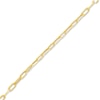 Thumbnail Image 2 of Hollow Paperclip Necklace 10K Yellow Gold 18&quot;