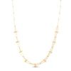 Thumbnail Image 0 of Link Chain Bead Necklace 14K Yellow Gold 18"