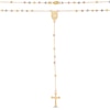 Thumbnail Image 1 of Beaded Rosary 14K Tri-Tone Gold 17&quot;