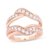 Thumbnail Image 1 of Diamond Crossover Enhancer Ring 3/4 ct tw 14K Rose Gold