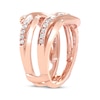 Thumbnail Image 2 of Diamond Crossover Enhancer Ring 3/4 ct tw 14K Rose Gold