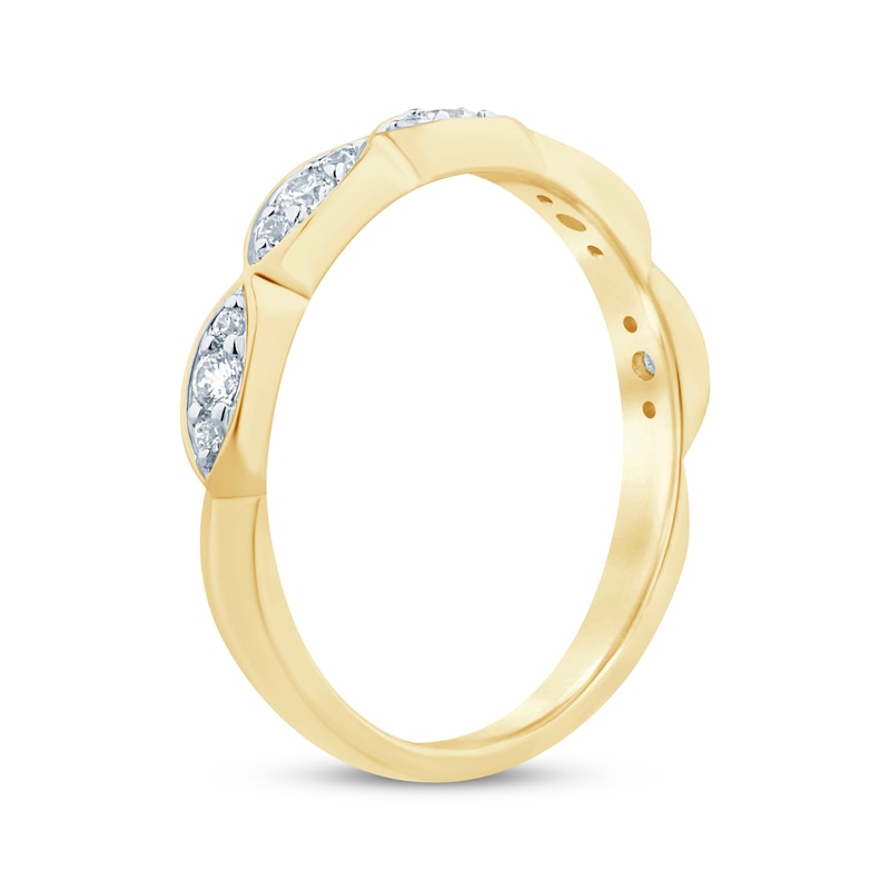 Main Image 2 of Diamond Anniversary Band 1/5 ct tw 10K Yellow Gold