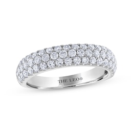 THE LEO Diamond Three-Row Anniversary Band 1 ct tw 14K White Gold