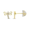 Thumbnail Image 1 of Children's Cubic Zirconia Dragonfly Stud Earrings 14K Yellow Gold