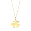 Thumbnail Image 0 of Puzzle Piece Necklace 14K Yellow Gold 18"