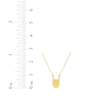 Thumbnail Image 3 of &quot;Rock On&quot; Necklace 14K Yellow Gold 18&quot;