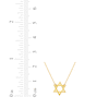 Thumbnail Image 2 of Star of David Necklace 14K Yellow Gold 18"