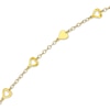 Thumbnail Image 2 of Hearts Station Necklace 14K Yellow Gold 18&quot;