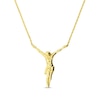 Thumbnail Image 1 of Jesus Necklace 14K Yellow Gold 17&quot;