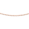 Thumbnail Image 2 of Diamond-Cut Bead Chain Choker Necklace Solid 14K Rose Gold 16&quot;