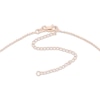 Thumbnail Image 3 of Diamond-Cut Bead Chain Choker Necklace Solid 14K Rose Gold 16&quot;