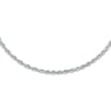 Thumbnail Image 1 of Semi-Solid Rope Necklace 14K White Gold 18&quot;