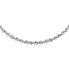 Thumbnail Image 1 of Semi-Solid Rope Necklace 14K White Gold 18&quot;