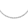 Thumbnail Image 1 of Semi-Solid Rope Necklace 14K White Gold 22&quot;