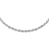 Thumbnail Image 1 of Semi-Solid Rope Necklace 14K White Gold 24&quot;