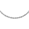 Thumbnail Image 1 of Semi-Solid Rope Necklace 14K White Gold 30&quot;