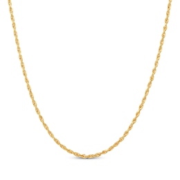 Semi-Solid Rope Chain 14K Yellow Gold 20&quot;