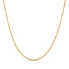 Thumbnail Image 1 of Semi-Solid Rope Chain 14K Yellow Gold 22&quot;