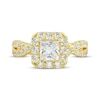 Thumbnail Image 3 of Princess-Cut Diamond Twist Shank Engagement Ring 2 ct tw 18K Yellow Gold