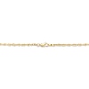 Thumbnail Image 2 of Solid Glitter Rope Chain Necklace 3mm 14K Yellow Gold 20&quot;