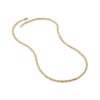 Thumbnail Image 0 of Solid Glitter Rope Chain Necklace 4mm 14K Yellow Gold 22"