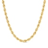 Thumbnail Image 1 of Solid Glitter Rope Chain Necklace 5.5mm 14K Yellow Gold 22&quot;