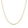 Thumbnail Image 1 of Glitter Rope Chain Necklace 2.4mm Solid 10K Yellow Gold 18&quot;