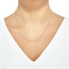 Thumbnail Image 2 of Solid Glitter Rope Chain Necklace 1.6mm 10K Yellow Gold 18"