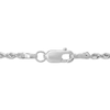 Thumbnail Image 2 of Solid Glitter Rope Chain Necklace 1.6mm 10K White Gold 18&quot;