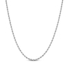 Thumbnail Image 1 of Solid Glitter Rope Chain Necklace 2.4mm 10K White Gold 18&quot;