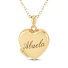 Thumbnail Image 1 of &quot;Abuela&quot; Heart Locket Necklace 10K Yellow Gold 18&quot;