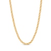 Thumbnail Image 1 of Hollow Rope Chain Necklace 2.9mm 10K Yellow Gold 18&quot;