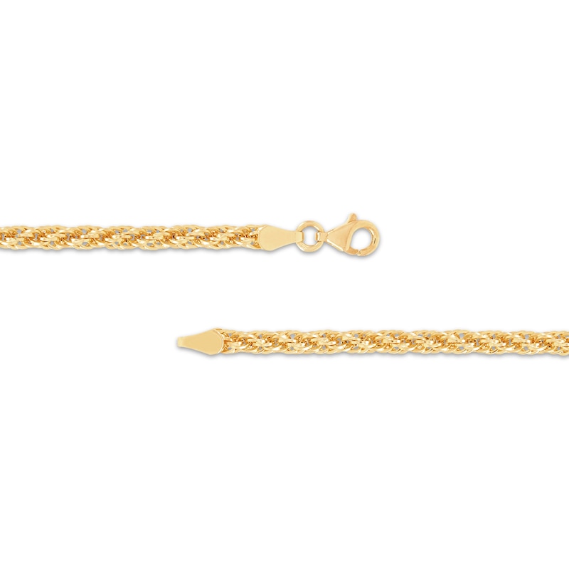 Main Image 2 of Hollow Rope Chain Necklace 2.9mm 10K Yellow Gold 18&quot;