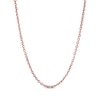 Thumbnail Image 1 of Solid Cable Chain Necklace 2.1mm 14K Rose Gold 18&quot;