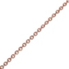 Thumbnail Image 2 of Solid Cable Chain Necklace 2.1mm 14K Rose Gold 18&quot;