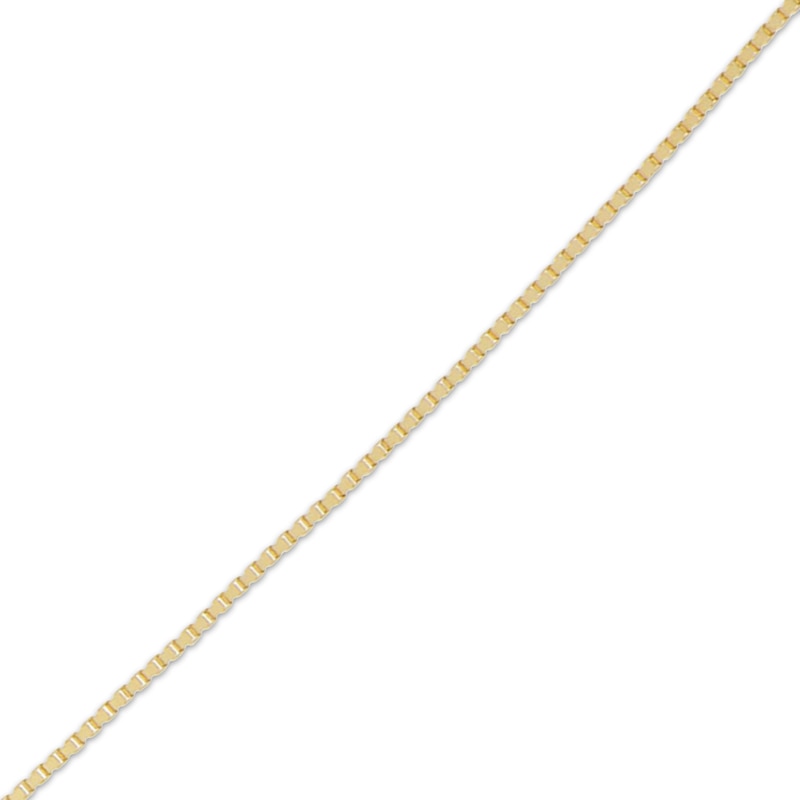 Main Image 2 of Hollow Box Chain Necklace 1.5mm 14K Yellow Gold 22&quot;