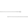 Thumbnail Image 2 of Solid Cable Chain Necklace 2.1mm 14K White Gold 20&quot;