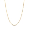 Thumbnail Image 1 of Solid Cable Chain Necklace 2.1mm 14K Yellow Gold 18&quot;