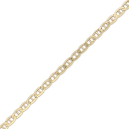 Hollow Mariner Chain Necklace 8mm 10K Yellow Gold 22&quot;