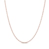 Thumbnail Image 1 of Solid Glitter Rope Chain Necklace 1.6mm 14K Rose Gold 18&quot;