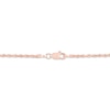 Thumbnail Image 2 of Solid Glitter Rope Chain Necklace 1.6mm 14K Rose Gold 18&quot;