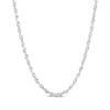 Thumbnail Image 1 of Solid Glitter Rope Chain Necklace 1.6mm 14K White Gold 24&quot;