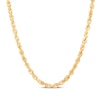 Thumbnail Image 1 of Solid Glitter Rope Chain Necklace 3mm 14K Yellow Gold 16&quot;