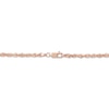 Thumbnail Image 2 of Solid Glitter Rope Chain Necklace 3mm 14K Rose Gold 16&quot;