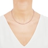 Thumbnail Image 3 of Solid Glitter Rope Chain Necklace 3mm 14K Rose Gold 16&quot;