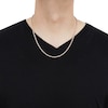 Thumbnail Image 4 of Glitter Rope Chain Necklace 3mm Solid 14K Rose Gold 18&quot;